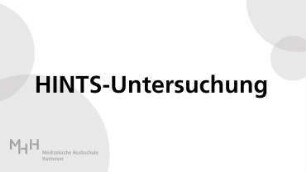 HINTS Untersuchung: Leitsymptom Schwindel - MHH