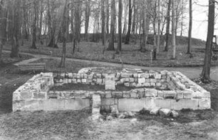 Königstein. Festung. Katholische Kapelle, Fundamentreste