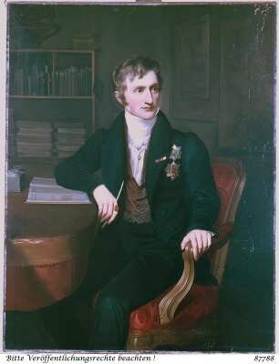 Prinz Johann (später König von Sachsen) als Vorsitzender des Geheimen Finanz-Kollegiums