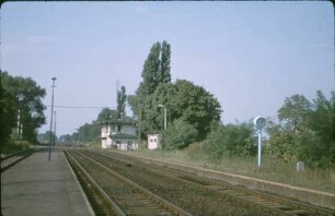 Neugarten Empfangsgebäude Stw Bahnsteig
