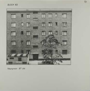 Fotografie: Naunynstr. 87, 1983