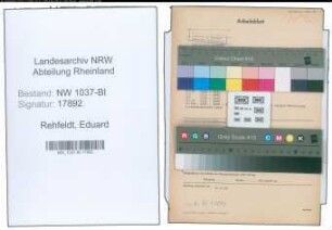 Entnazifizierung Eduard Rehfeldt , geb. 26.07.1890 (Reg.Angestellter)