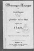 Wohnungs-Anzeiger und Adreß-Kalender für Frankfurt an der Oder auf das Jahr 1859