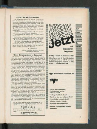 Neues Schwesternhaus in Ochsenzoll