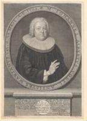 Johann Albrecht Vogel, Antistes an der Frauenkirche; geb. 22. März 1705