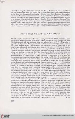 44: Das Moderne und das Modische