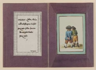 Zween Knaben von hinten nach Chodowiecki [Teil der Kassette "CHODOWIECKI, ALLERLEY, Bd. 10"]