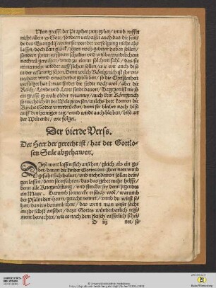 Der vierde Verss