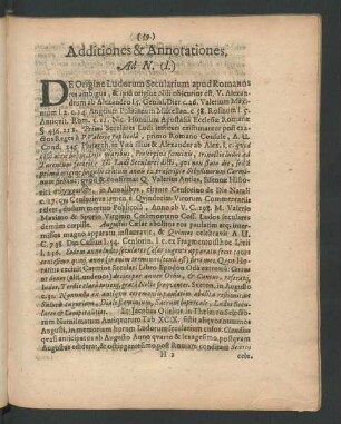 Additiones & Annotationes.
