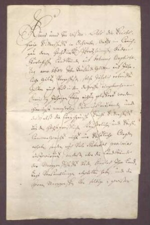 Vergleich mit der Kraichgausischen Ritterschaft: Markgraf Karl Wilhelm III. von Baden-Durlach verspricht Zahlung (in vier Halbjahrsterminen) von 16.000 fl. für Kapital und Zins, welches sie den Gemeinden der Markgrafschaft Baden-Durlach am 21.06.1607 geliehen hatte