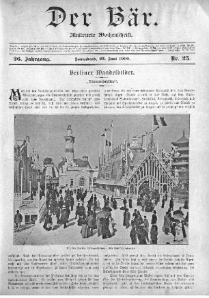 Sonnabend, 23. Juni 1900 Nr, 25