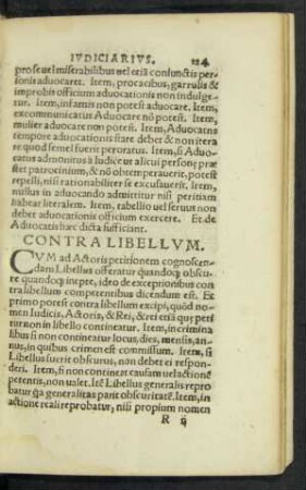 Contra Libellum.