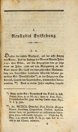 Geschichte der k. k. Stadt Wienerisch-Neustadt