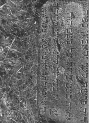 Grabstein 91 (Index: 100008912) Zustand: leicht eingesunken Maße HxBxT: 79x57x12 cm: Grabstein 91B