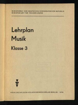 1978: Klasse 3