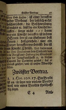 Zwölffter Vortrag.