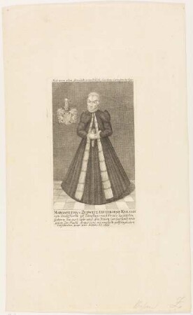 Margaretha von Zedwitz, geborene Kress von Diebsfürth (nach einem Gemälde in der Schloßkapelle zu Liebenstein bei Eger)