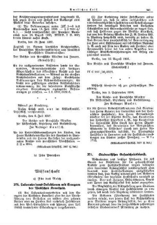 Studentischer Gesundheitsdienst : [Wissenschaft] ; [Für das Reich] ; [Amtliche Erlasse] ; [Amtlicher Teil]