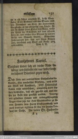 Funfzehntes Kapitel