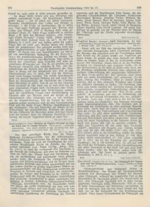 398 [Rezension] Hesse, Hermann Klugkist, Adolf Clarenbach