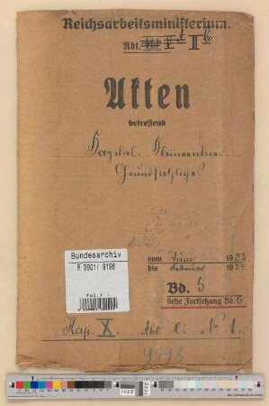 Kapital-Kleinrentner, Grundsätzliches: Bd. 5