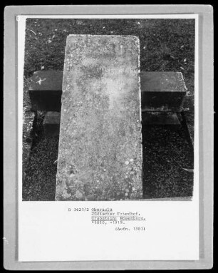 Grabstein von ? Rosenberg, gestorben 1919