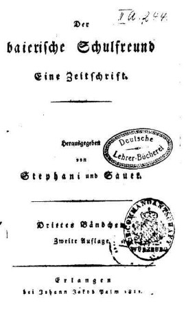 1812: Der baierische Schulfreund - 1812, 3