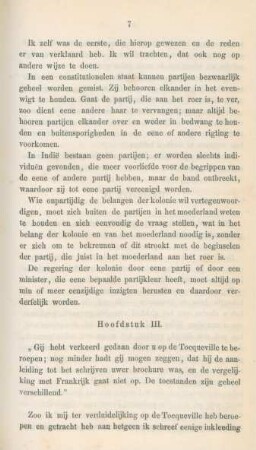 Hoofdstuk III. "Gij hebt verkeerd gedaan door u op de Toequeville te ...