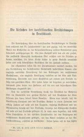 249-267 Die Ursachen der konfessionellen Verschiebung in Deutschland