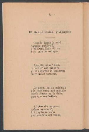 El tirano Rosas y Agapito