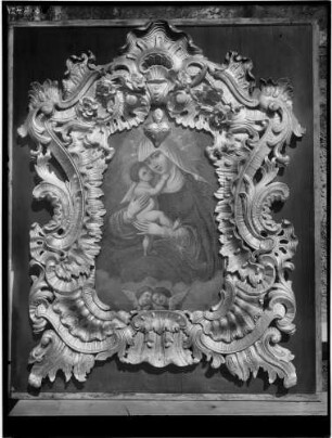 Moosbronn Wallfahrtskirche Maria Hilf Hochaltar Marienhilfsbild (um 1740)