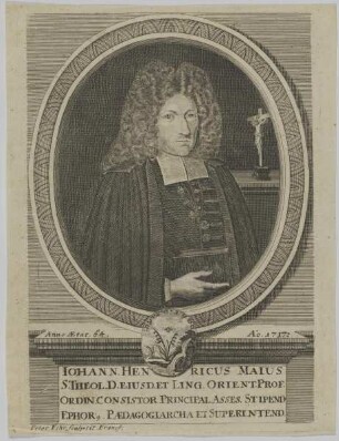 Bildnis des Iohann Henricus Maius