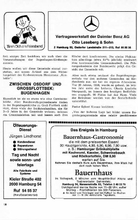 Zwischen Osdorf und Großflottbek: Bugenhagen