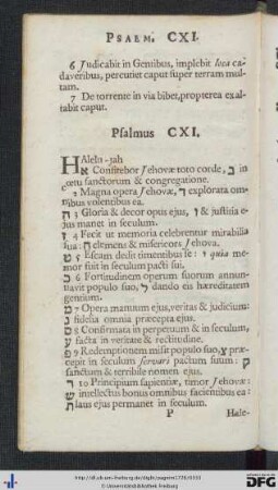 Ps. CXI - CXX.