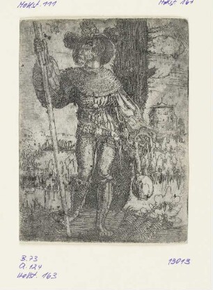 Soldat mit der Kürbisflasche