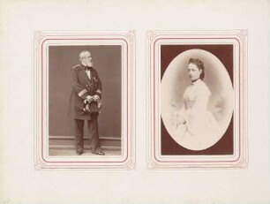 links: Prinz Adalbert rechts: Unbekannt (Dame)