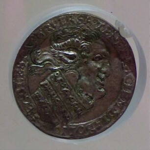 Medaille mit Kardinal / Narr