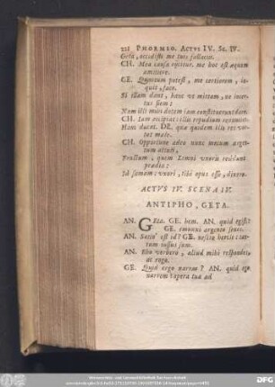 Actus IV. Scena IV.