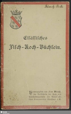 Elsässisches Fisch-Koch-Büchlein