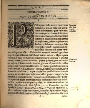 Controversiarvm Ivris Natvrae Et Gentivm Ex Historia Graeca Illvstratarvm Specimen ..., II.