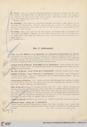 Das 17. Jahrhundert (Nr. 21-91)