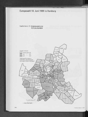 Stimmenanteile der REPUBLIKANER