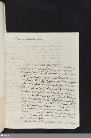 Bl. 108-109. Rumohr, Carl Friedrich von