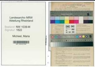 Entnazifizierung Maria Micheel , geb. 02.02.1892 (Lehrerin)