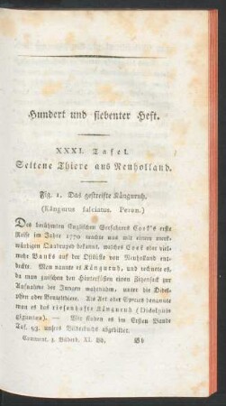 Hundert und siebenter Heft.