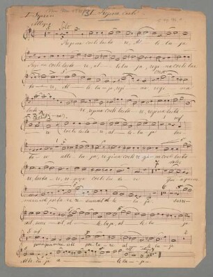Regina coeli laetare op. 96,1 - BSB Mus.ms. 4570-3
