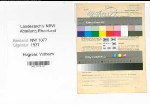 Entnazifizierung Wilhelm Hogrefe , geb. 11.11.1907 (Polizist)