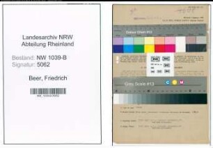 Entnazifizierung Friedrich Beer , geb. 23.08.1903 ()