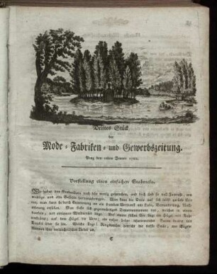 Drittes Stück. Prag den 16ten Jenner 1788.