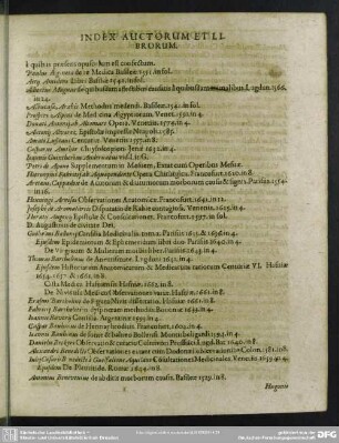 Index Auctorum Et Librorum